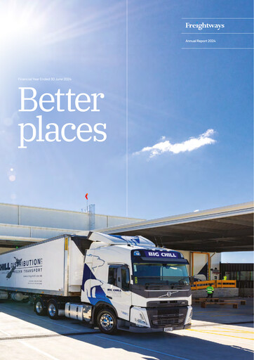Thumbnail Freightways Annual Report 2024