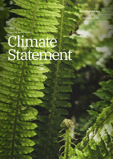 Thumbnail Freightways ESG Report 2023-2024