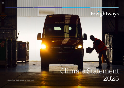 Thumbnail Freightways ESG Report 2024-2025