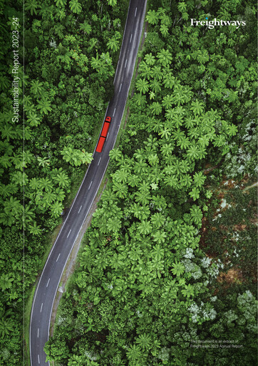 Thumbnail Freightways Sustainability Report 2023