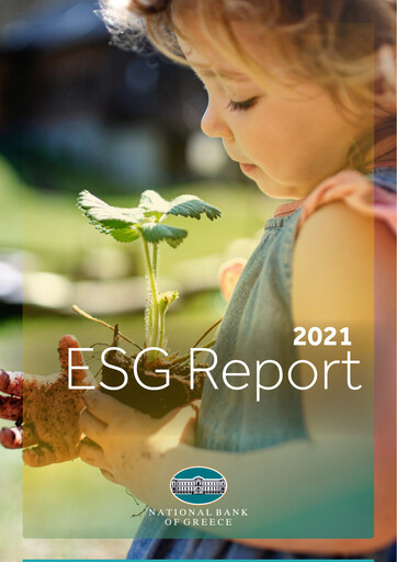 Miniature National Bank of Greece Rapport ESG 2021