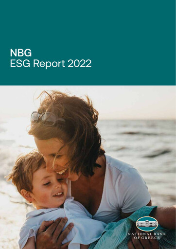 Miniature National Bank of Greece Rapport ESG 2022