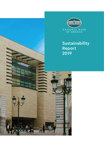 Thumbnail National Bank of Greece Sustainability Report 2019