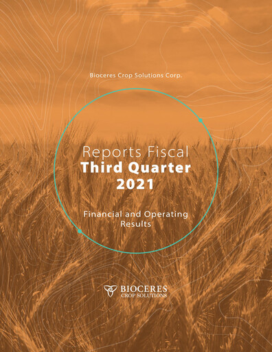 Thumbnail Bioceres Crop Solutions
 Quarterly Report fy2021-q3