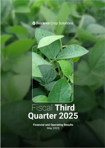 Thumbnail Bioceres Crop Solutions
 Quarterly Report fy2025-q3