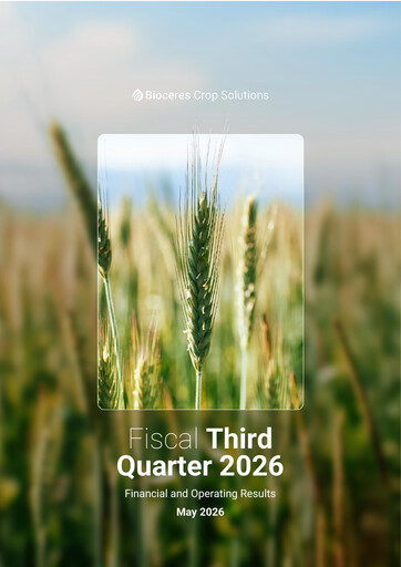 Thumbnail Bioceres Crop Solutions
 Quarterly Report fy2026-q3