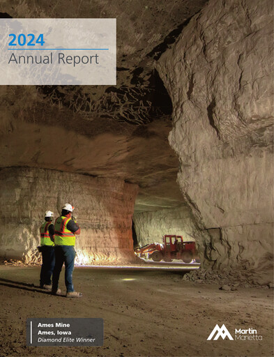Thumbnail Martin Marietta Materials Annual Report 2024