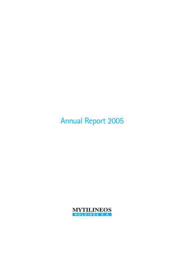 Thumbnail Metlen Energy & Metals Annual Report 2005