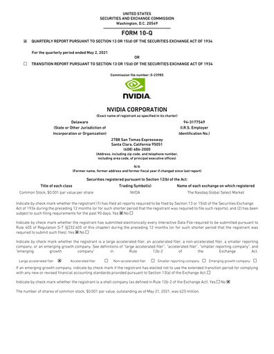 Thumbnail NVIDIA Quarterly Report 2022-q1