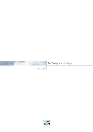 Thumbnail SOL S.p.A. Annual Report 2002