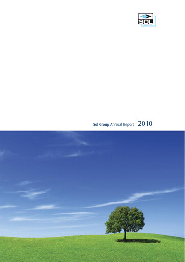 Thumbnail SOL S.p.A. Annual Report 2010