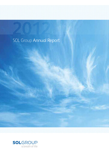 Thumbnail SOL S.p.A. Annual Report 2012