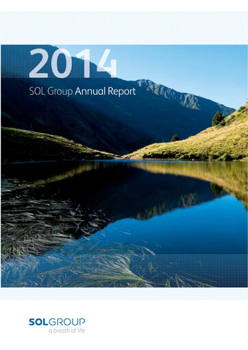 Thumbnail SOL S.p.A. Annual Report 2014