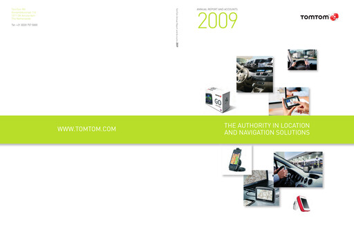 Thumbnail TomTom Annual Report 2009