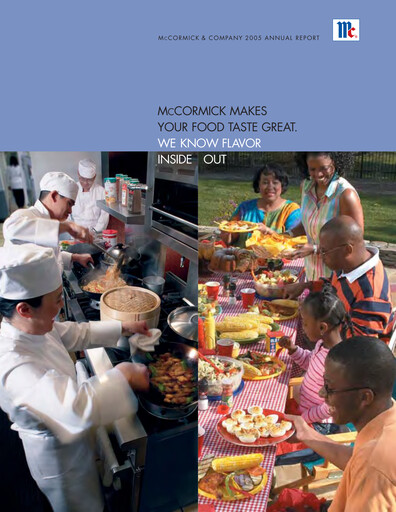 Vorschaubild McCormick & Company
 Jahresbericht 2005