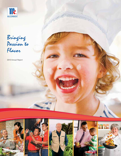 Vorschaubild McCormick & Company
 Jahresbericht 2010