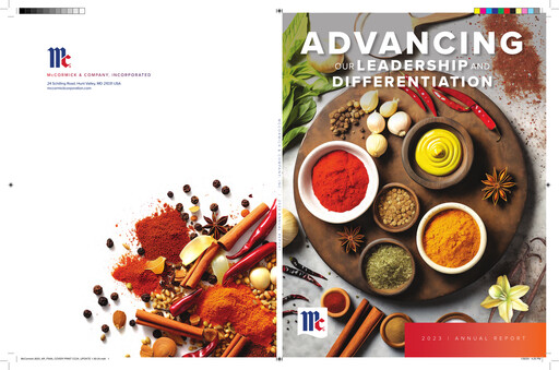 Vorschaubild McCormick & Company
 Jahresbericht 2023
