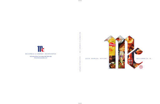 Vorschaubild McCormick & Company
 Jahresbericht 2024