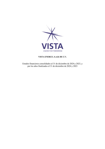 Thumbnail Vista Energy Financial Statement 2024-2023