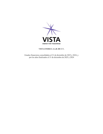 Thumbnail Vista Energy Financial Statement 2025-2024
