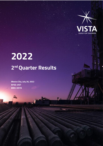 Thumbnail Vista Energy Quarterly Report 2022-q2