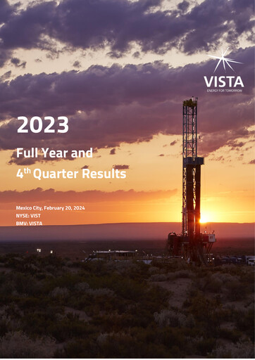 Thumbnail Vista Energy Quarterly Report 2023-q4