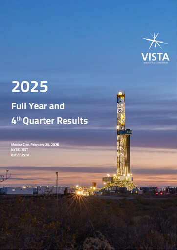 Thumbnail Vista Energy Quarterly Report 2025-q4