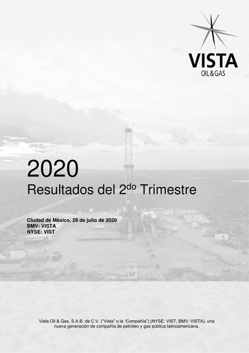 Thumbnail Vista Energy Quarterly Report 2020-q2