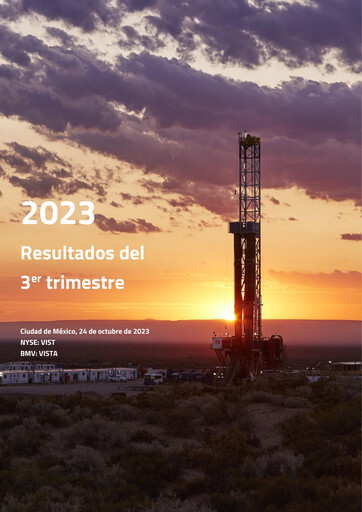 Thumbnail Vista Energy Quarterly Report 2023-q3