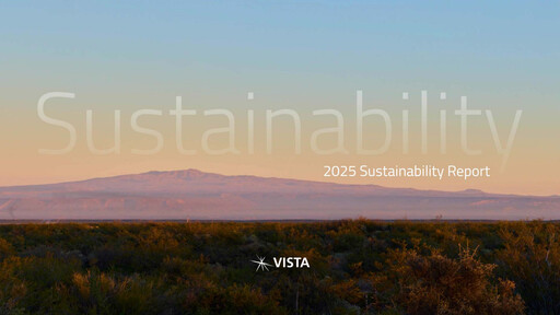 Thumbnail Vista Energy Sustainability Report 2025