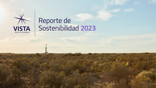 Thumbnail Vista Energy Sustainability Report 2023
