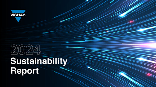 Thumbnail Vishay Intertechnology
 Sustainability Report 2024