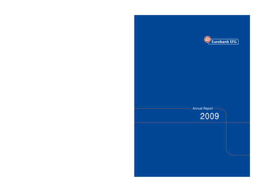 Thumbnail Eurobank Ergasias Services and Holdings Annual Report 2009