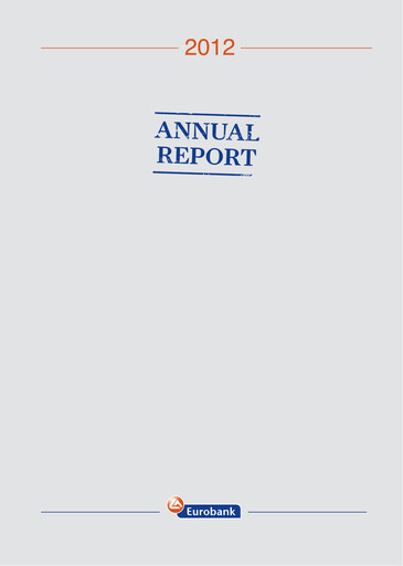 Thumbnail Eurobank Ergasias Services and Holdings Annual Report 2012