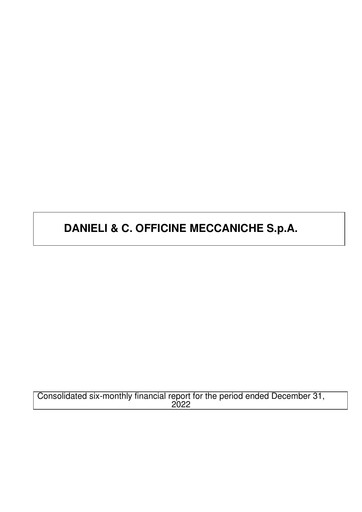 Thumbnail Danieli & C. Officine Meccaniche Half-year Report 2022-2023-h1