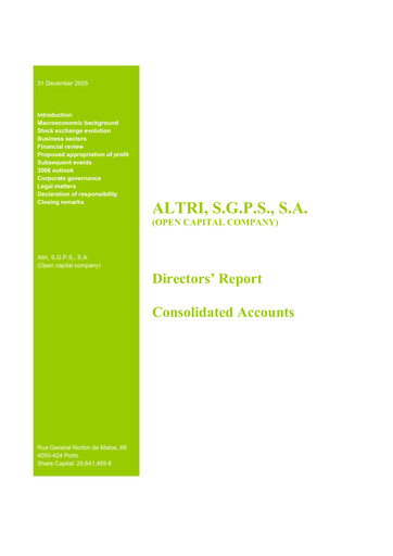 Vorschaubild Altri Finanzmitteilung 2005