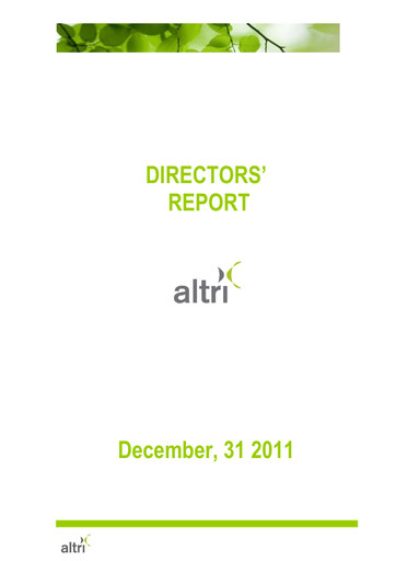 Vorschaubild Altri Finanzmitteilung 2011