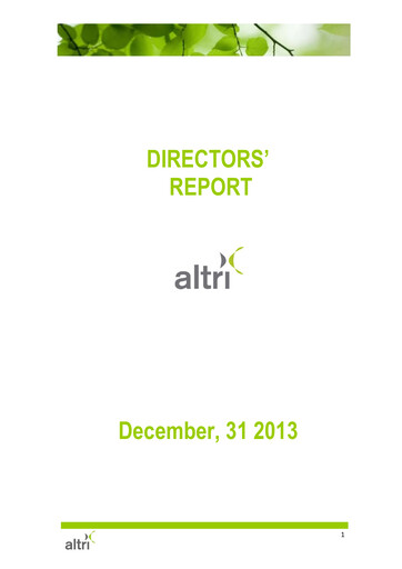 Vorschaubild Altri Finanzmitteilung 2013