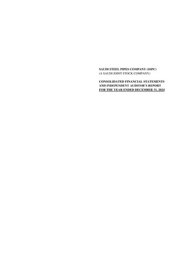 Thumbnail Saudi Steel Pipes Financial Statement 2024