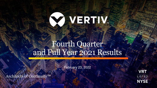 Thumbnail Vertiv Holdings
 Quarterly Report 2021-q4