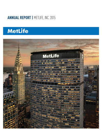 Thumbnail MetLife Annual Report 2015