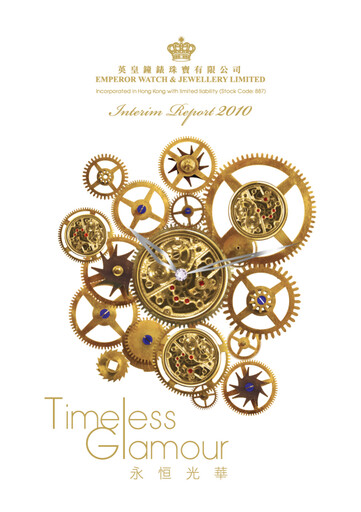 Miniature Emperor Watch & Jewellery Rapport semestriel 2010-h1