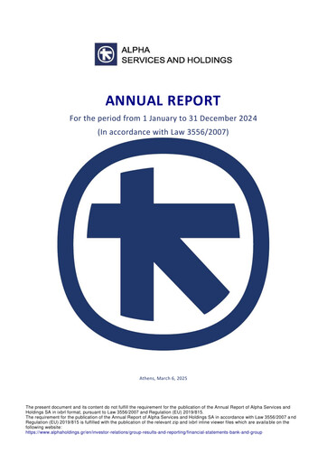 Thumbnail Alpha Services and Holdings Annual Report 2024