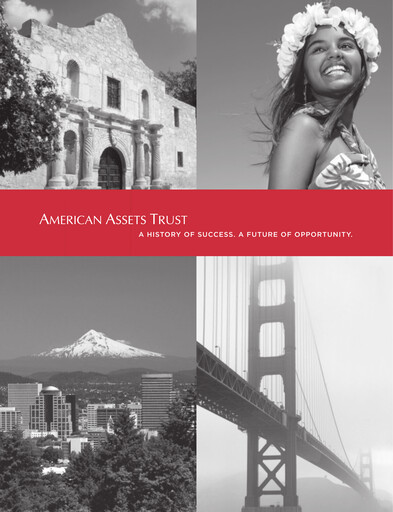 Thumbnail American Assets Trust
 Annual Report 2011