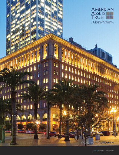 Thumbnail American Assets Trust
 Annual Report 2018