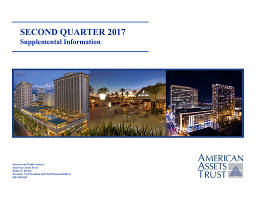 Thumbnail American Assets Trust
 Quarterly Report 2017-q2