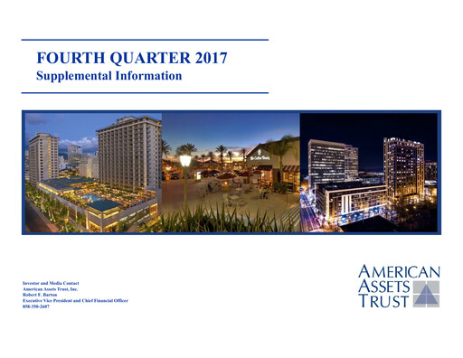 Thumbnail American Assets Trust
 Quarterly Report 2017-q4