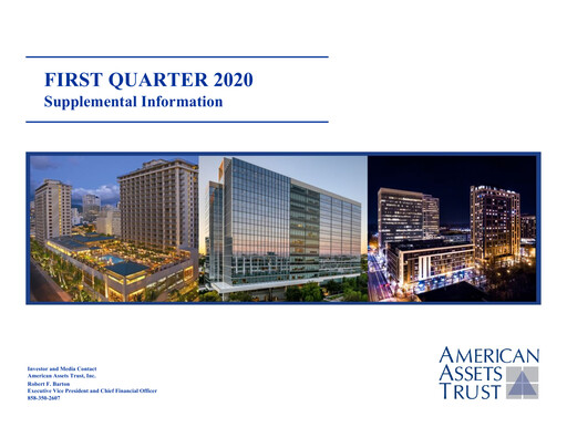 Thumbnail American Assets Trust
 Quarterly Report 2020-q1