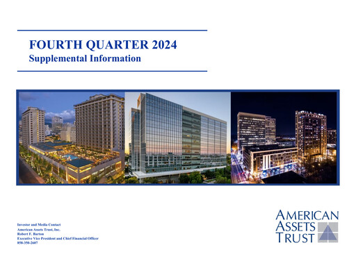 Thumbnail American Assets Trust
 Quarterly Report 2024-q4