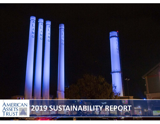 Thumbnail American Assets Trust
 Sustainability Report 2019